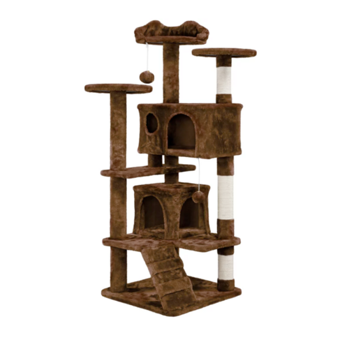 Torre de cuerda de sisal para gatos
