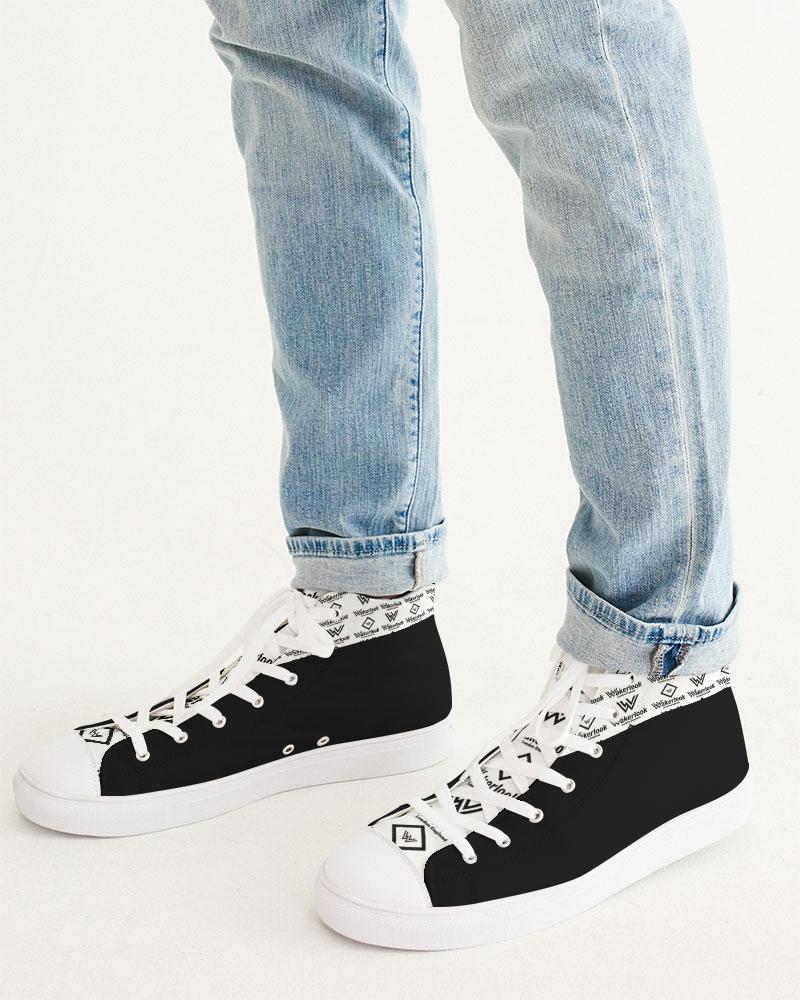 Zapatilla alta de lona clásica Wakerlook para hombre