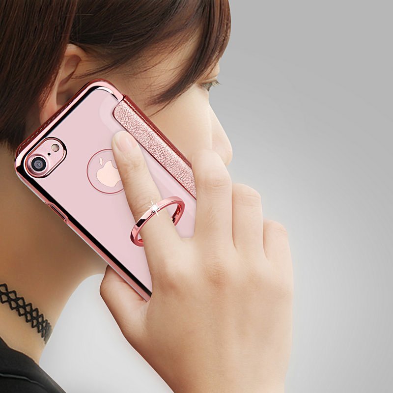 Funda tipo cartera con anillo inteligente para iPhone