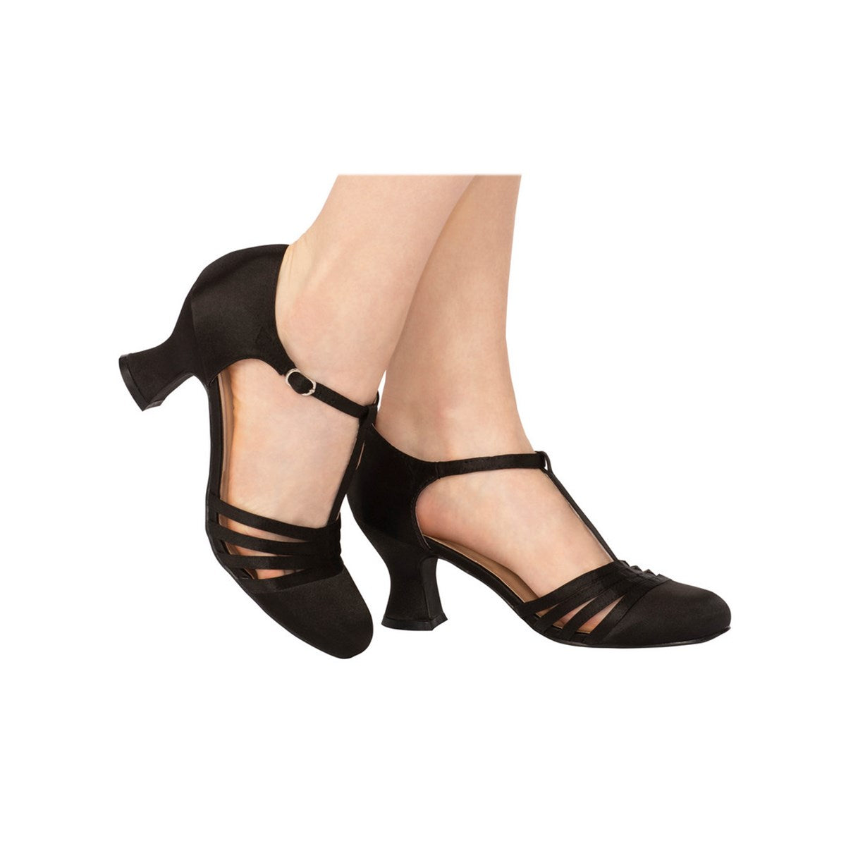 Rubies 278327 Zapatos de tacón bajo Lucy para mujer, Talla 9