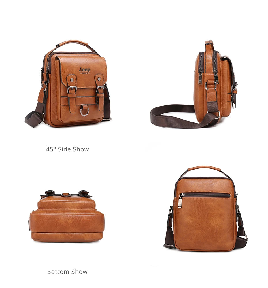JEEP BULUO Multi-function Business Handbags Men New Man&