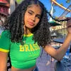 Wholesale 2026 Y2K Women Streetwear Custom OEM Logo Knitted Crop Top Sexy Breathable Short Summer