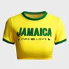 Wholesale 2026 Y2K Women Streetwear Custom OEM Logo Knitted Crop Top Sexy Breathable Short Summer