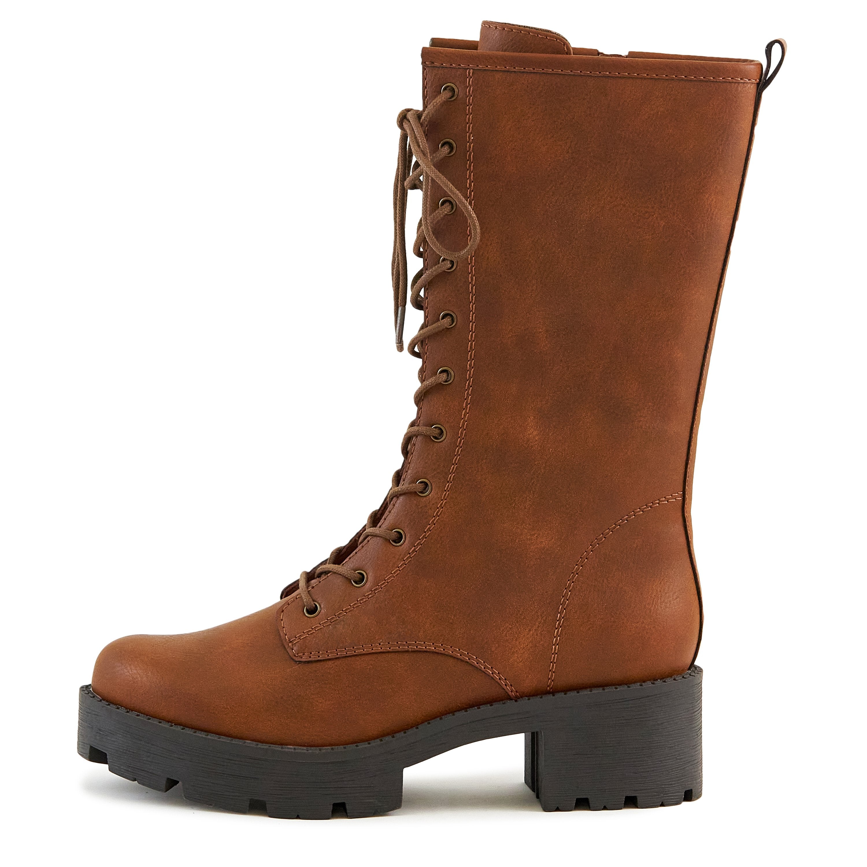 Botas privadas de mujer Camel