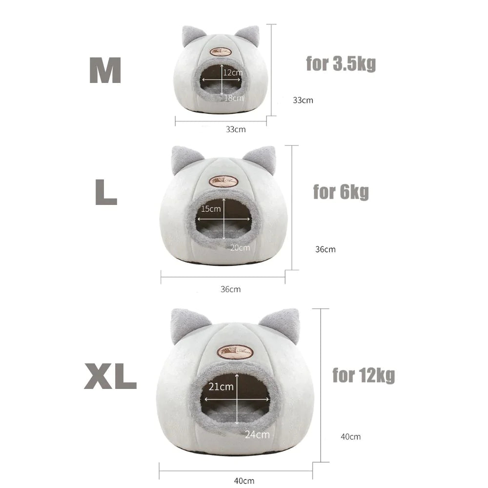 Cama Cueva para Mascotas 2 en 1
