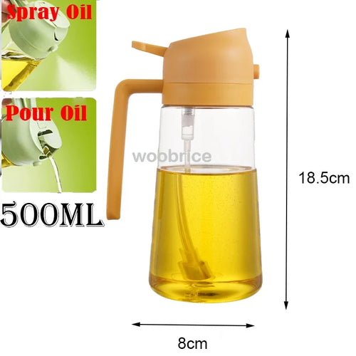 Pulverizador de aceite de oliva para verter aceite de cocina y especias