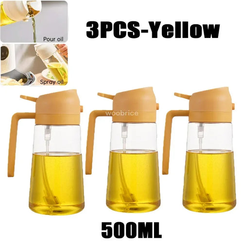 Pulverizador de aceite de oliva para verter aceite de cocina y especias