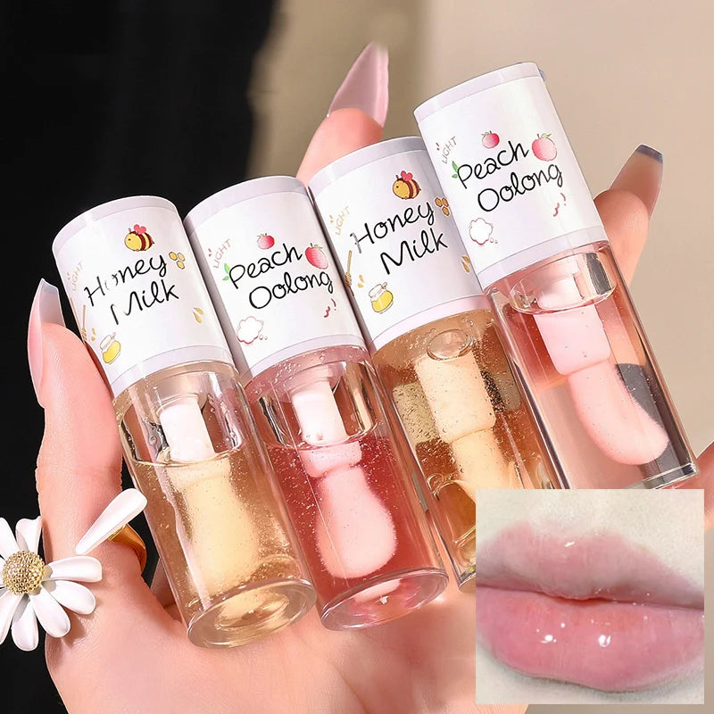 Maquillaje Coreano Cosméticos de Belleza Tinta para Labios Brillo Labial Hidratante para Labios