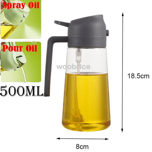 Pulverizador de aceite de oliva para verter aceite de cocina y especias