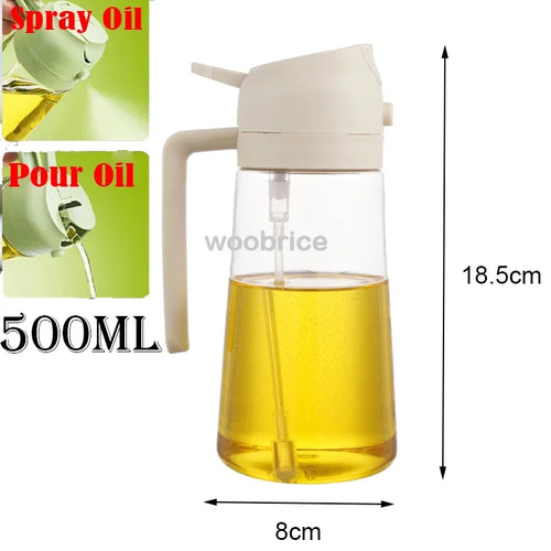 Pulverizador de aceite de oliva para verter aceite de cocina y especias