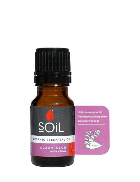 Aceite Esencial Orgánico de Salvia Romana (Salvia Sclarea) 10ml