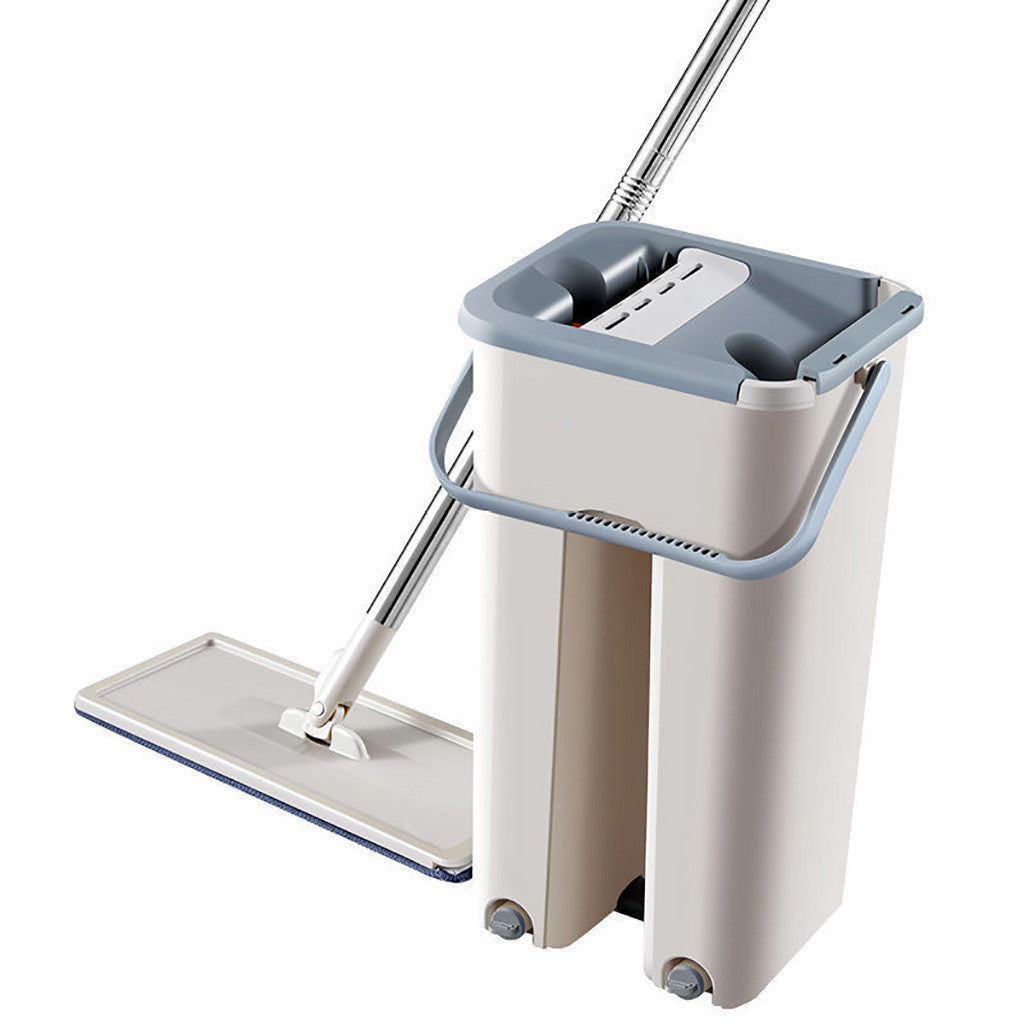 Mopa y Cubo Automático Mágico con Escurridor Plano