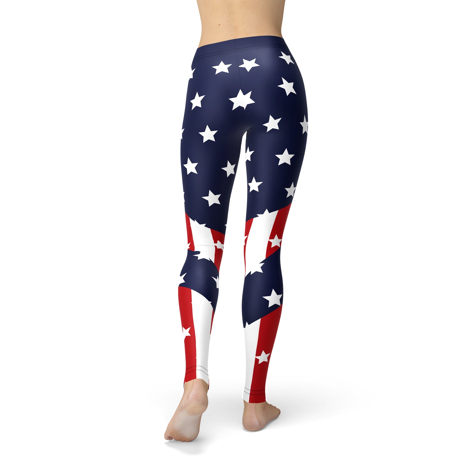 Leggings de mujer con la bandera estadounidense