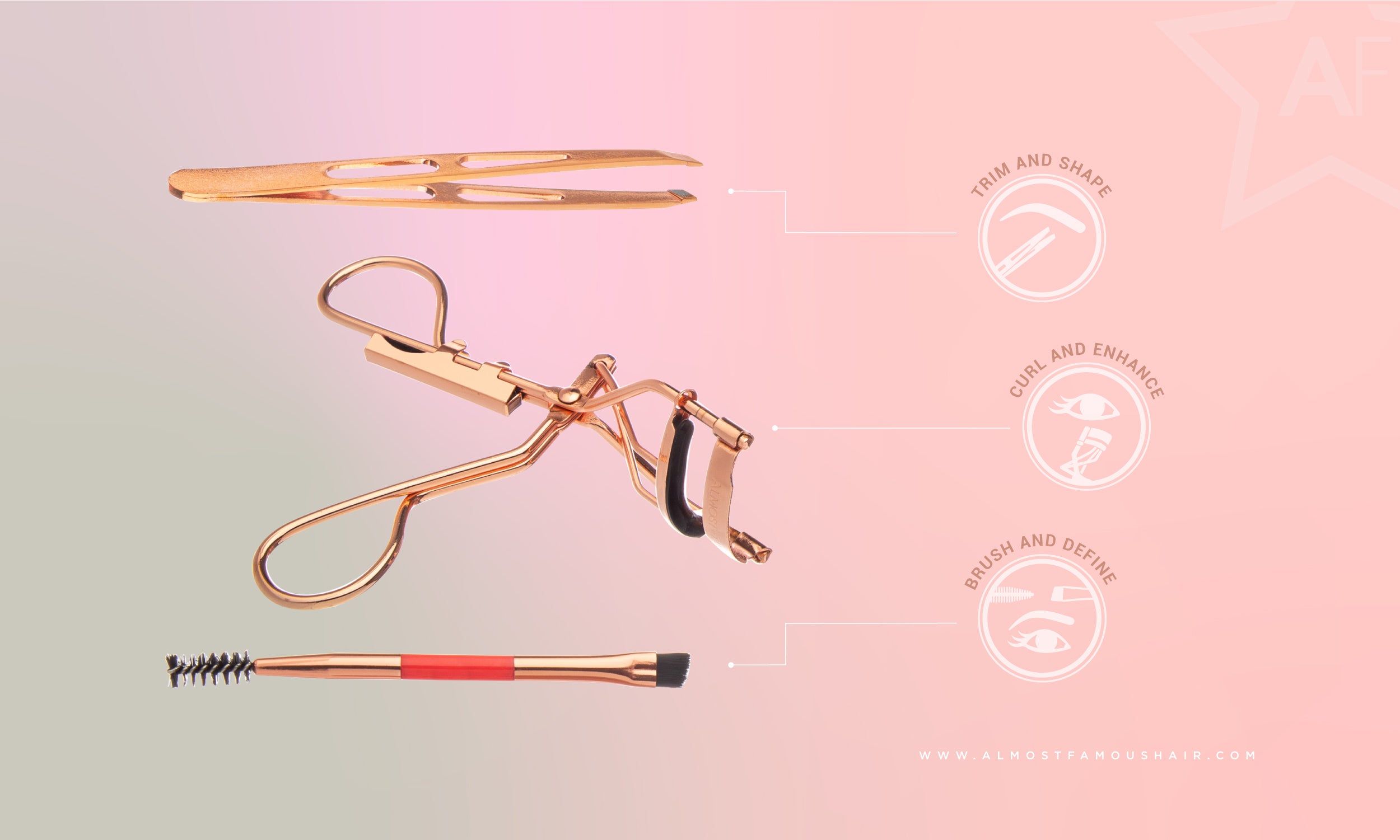 Kit todo incluido "Lash Lifter" oro rosa