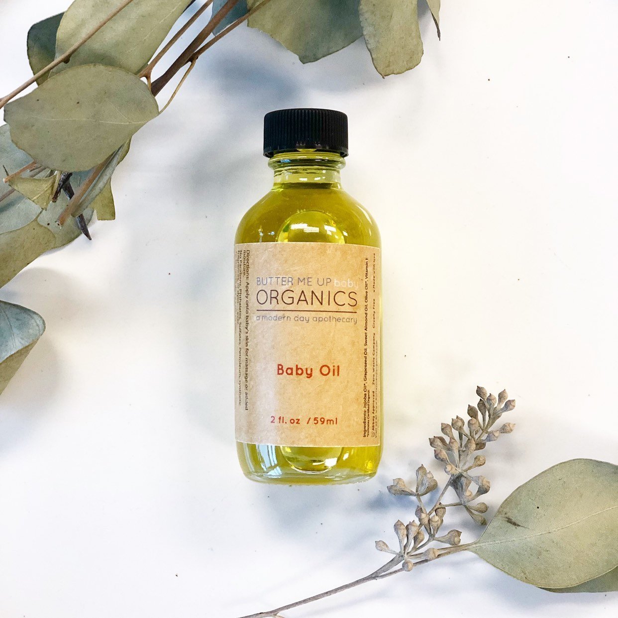 Aceite suave orgánico para bebés