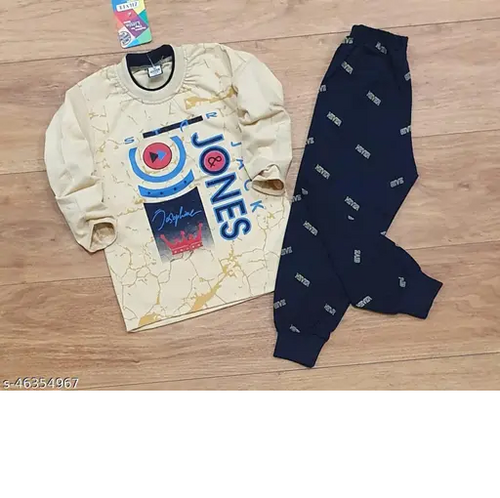 Conjunto completo de algodón para niños - CAMISETA Y PIJAMA