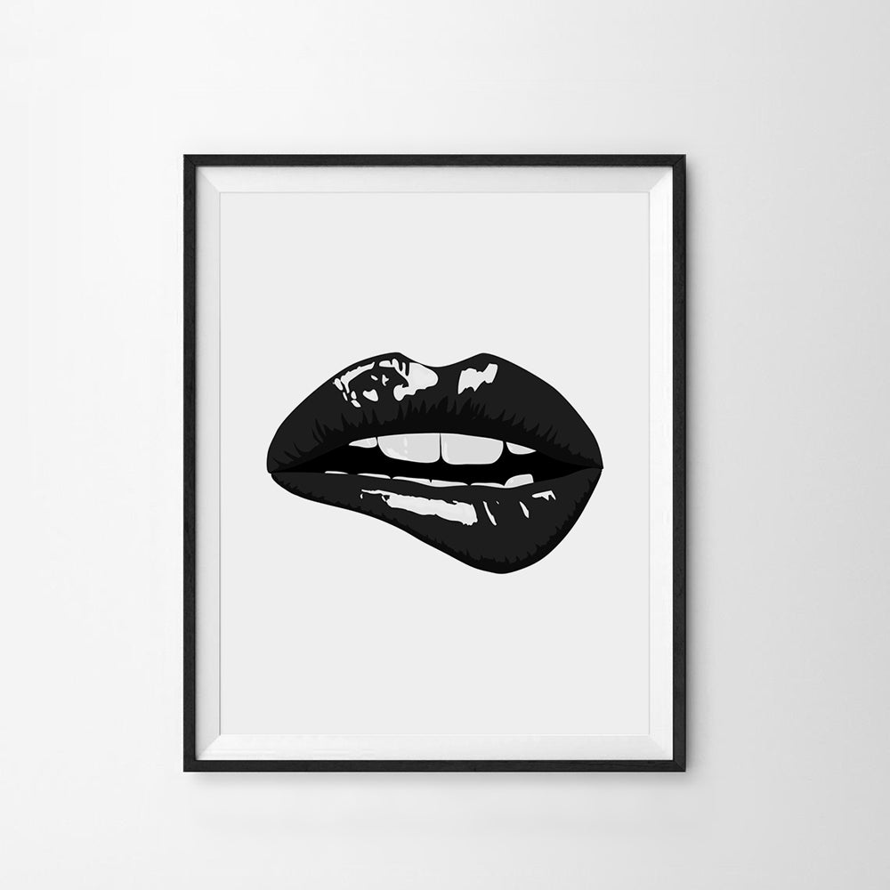 Impresión de arte moderno "Lips Fashion"