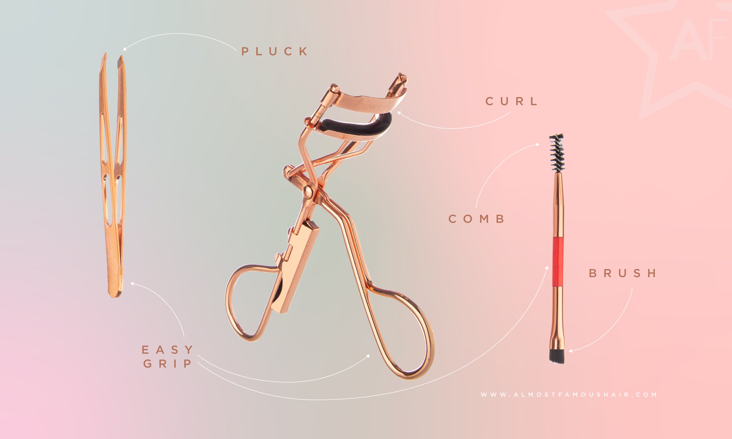 Kit todo incluido "Lash Lifter" oro rosa
