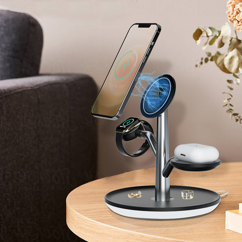 Base de carga inalámbrica para iPhone, Apple Watch y AirPods