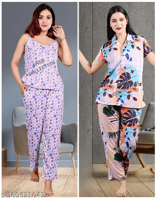 último conjunto prémium de diseñador de pijamas para mujer, paquete combinado