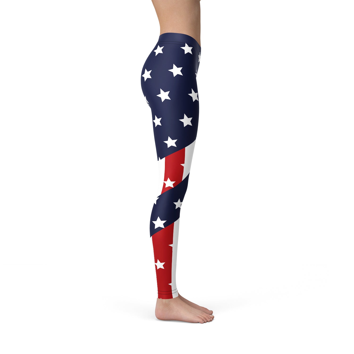 Leggings de mujer con la bandera estadounidense