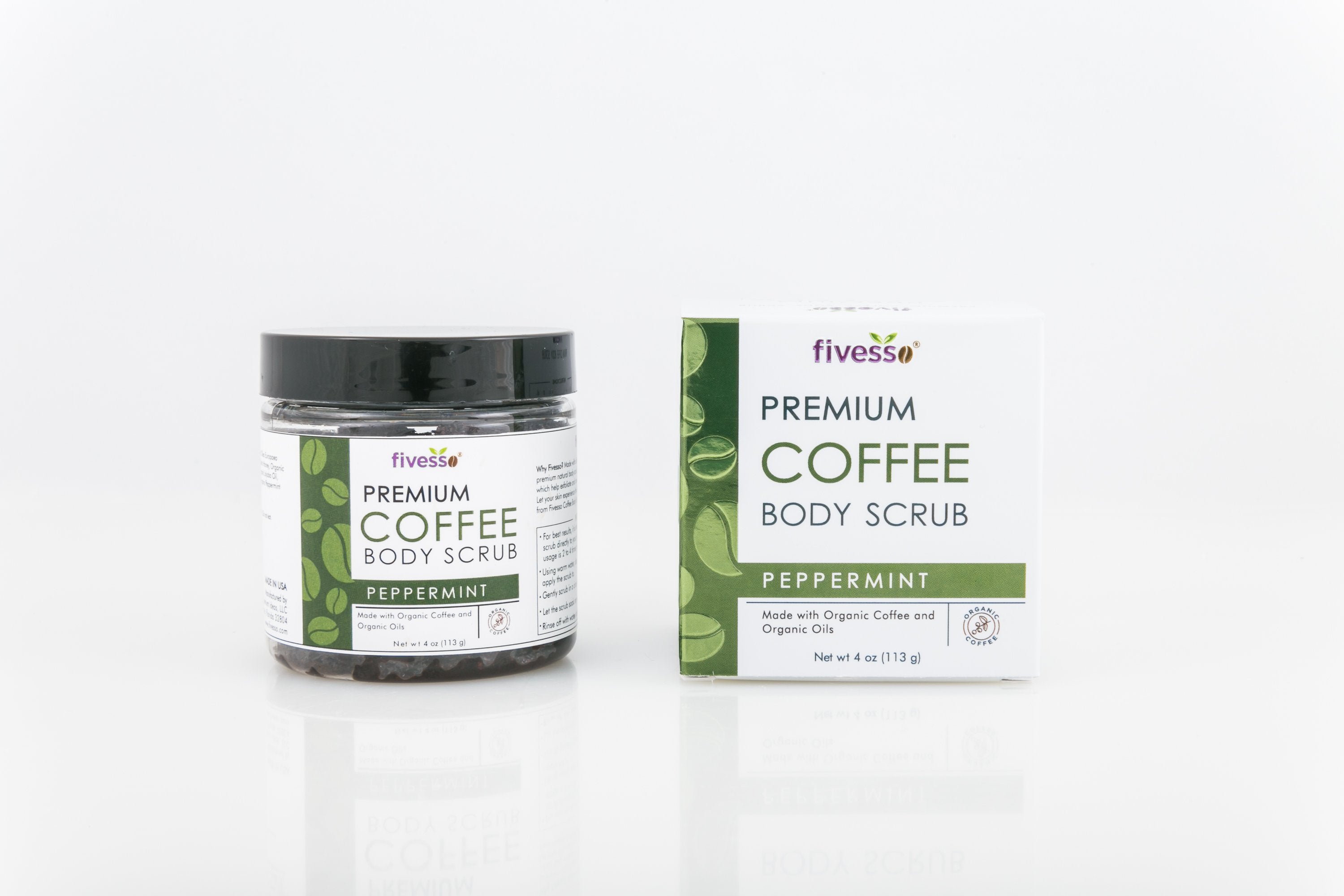 Menta - Exfoliante de Café Premium