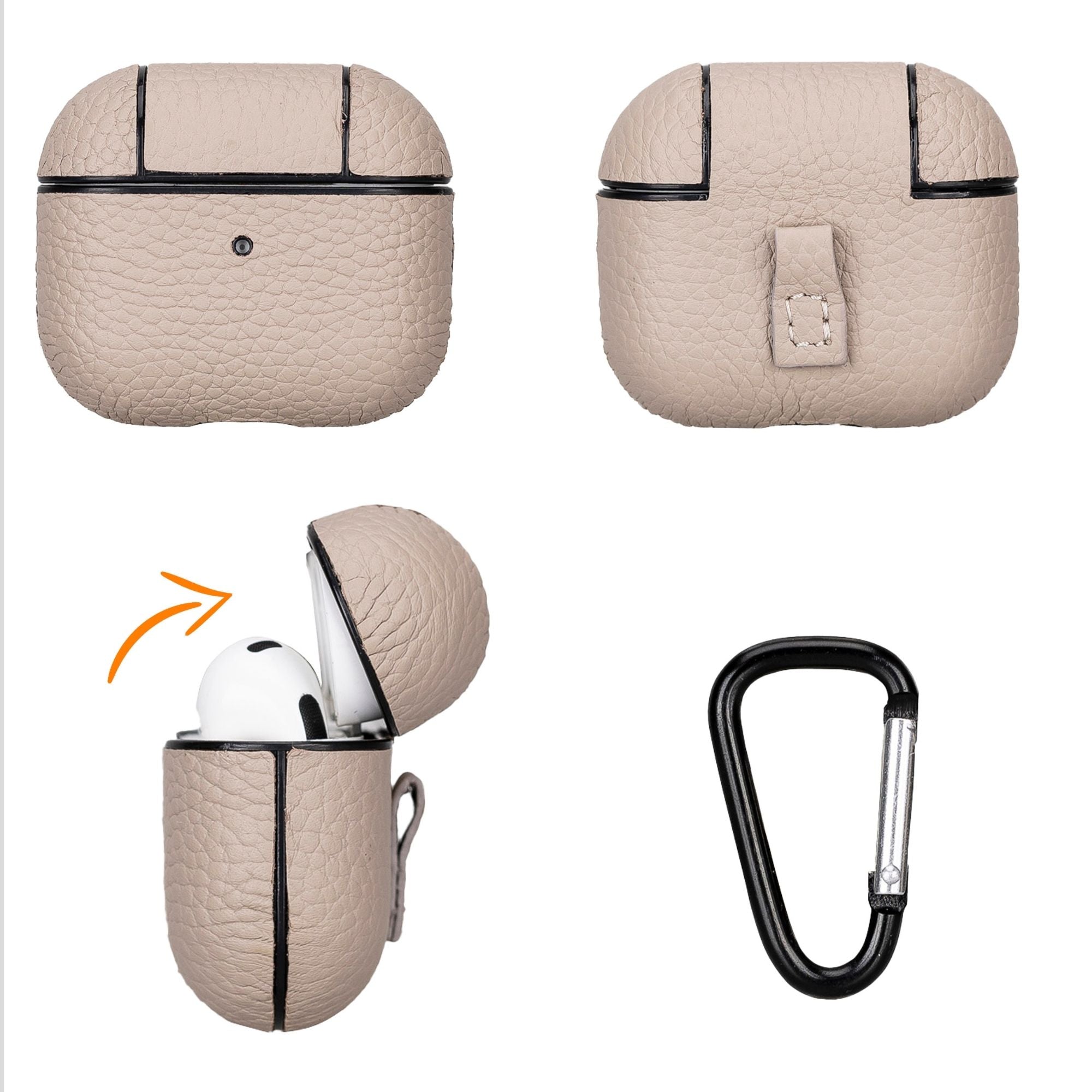 Estuche de cuero Gillette para AirPods 3