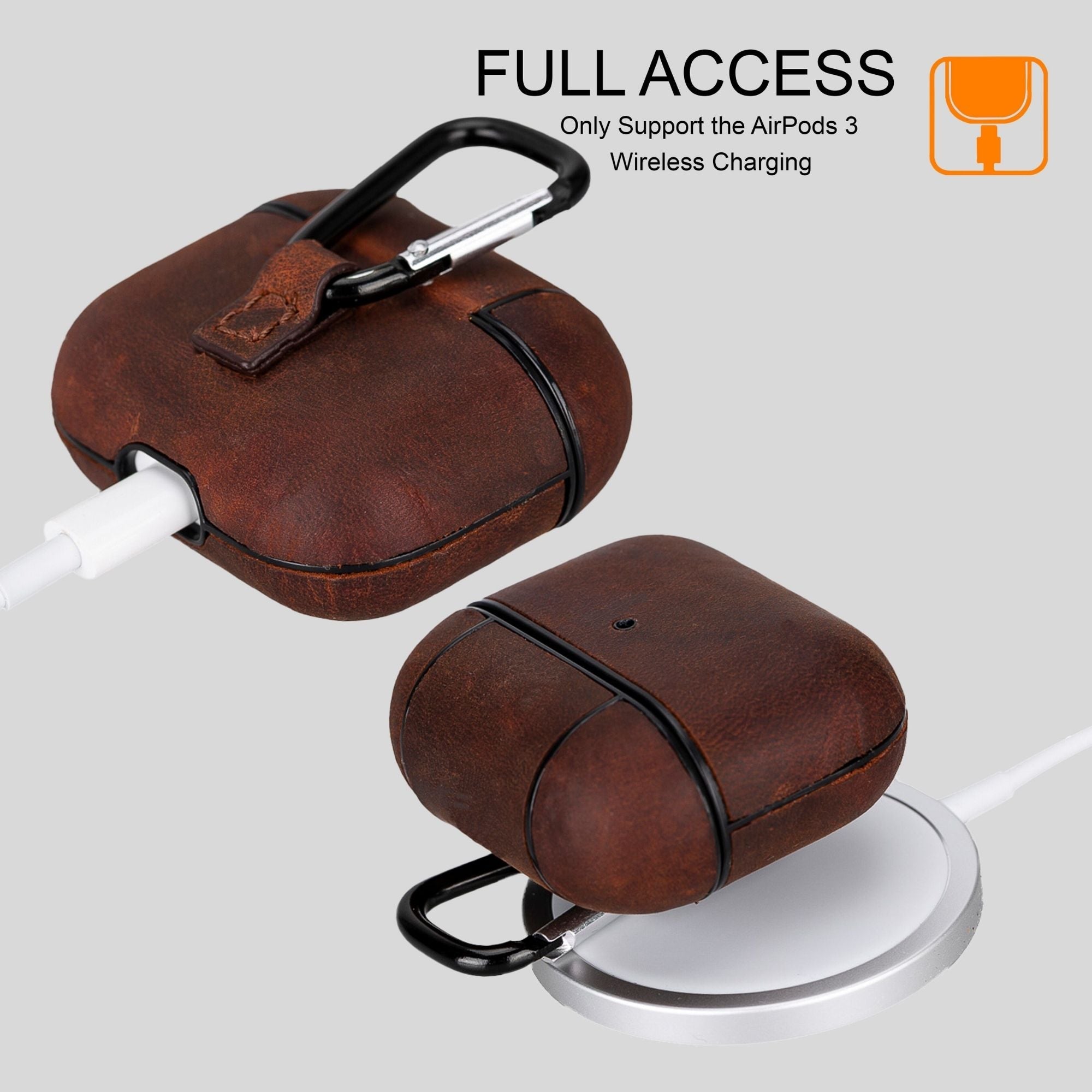 Estuche de cuero Gillette para AirPods 3