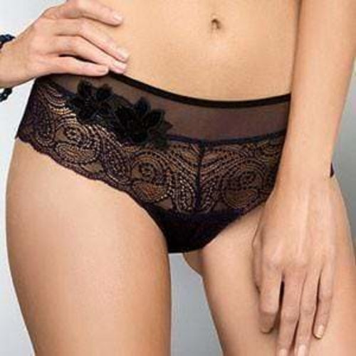 Braguita bóxer de encaje transparente de lujo Fleur de Kerala de Lise Charmel