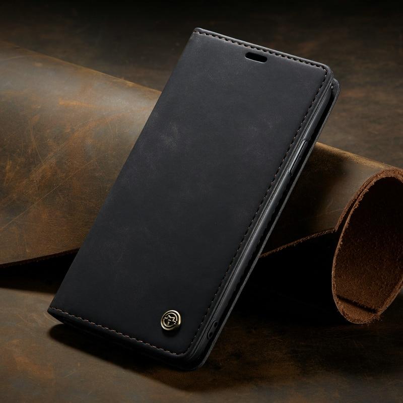 Estuche tipo billetera magnética de lujo con tapa para iPhone 7, 8, X, 11, 12, 13