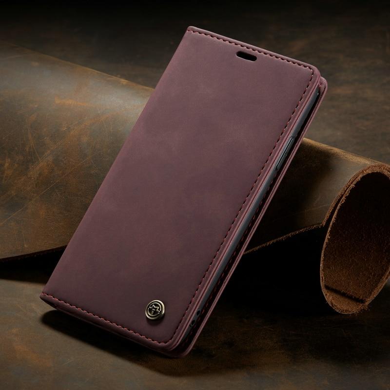 Estuche tipo billetera magnética de lujo con tapa para iPhone 7, 8, X, 11, 12, 13