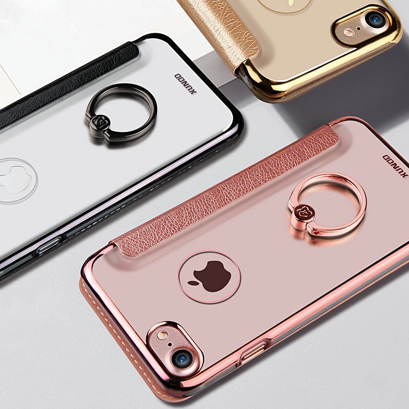 Funda tipo cartera con anillo inteligente para iPhone