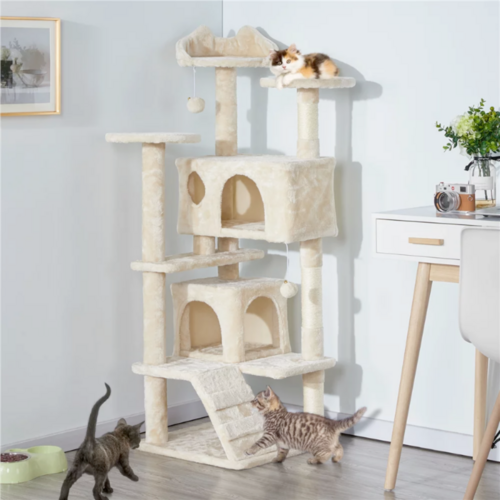 Torre de cuerda de sisal para gatos