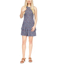MICHAEL KORS Womens Ruffled Pullover Unlined Printed Sleeveless Crew