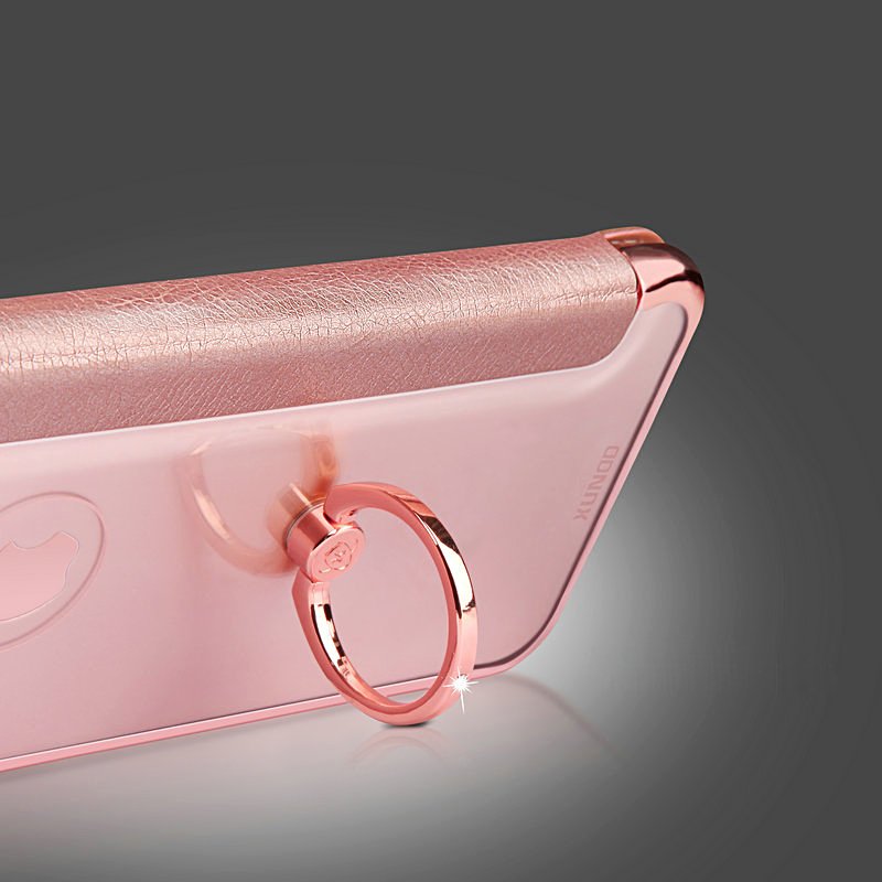 Funda tipo cartera con anillo inteligente para iPhone
