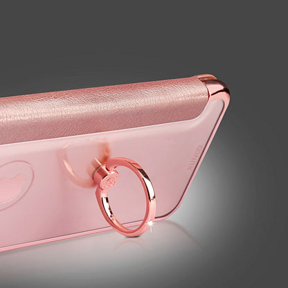 Funda tipo cartera con anillo inteligente para iPhone
