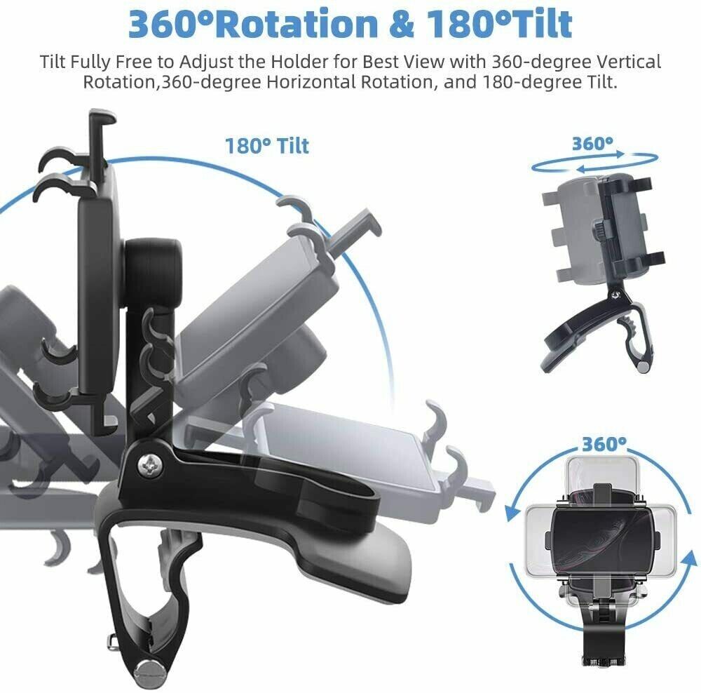 Soporte Universal Para Salpicadero De Coche, Clip Abrazadera Para Móvil