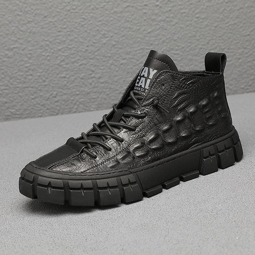 UrbanEdge™ – Botines de cuero para hombre con forro cálido