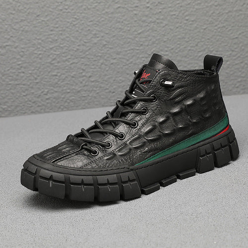 UrbanEdge™ – Botines de cuero para hombre con forro cálido