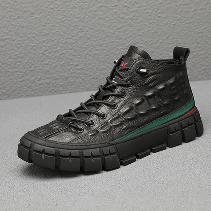 UrbanEdge™ – Botines de cuero para hombre con forro cálido