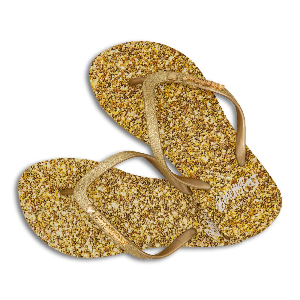 BeachyFeet® - Brillo Dorado