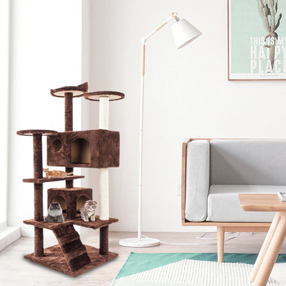 Torre de cuerda de sisal para gatos