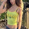 Wholesale 2026 Y2K Women Streetwear Custom OEM Logo Knitted  Crop Top Sexy Breathable Short Summer
