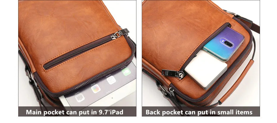 JEEP BULUO Multi-function Business Handbags Men New Man&