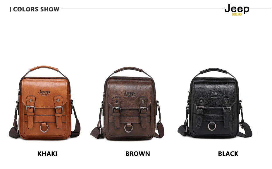 JEEP BULUO Multi-function Business Handbags Men New Man&