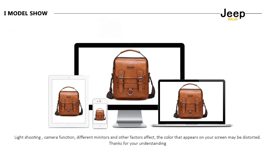 JEEP BULUO Multi-function Business Handbags Men New Man&
