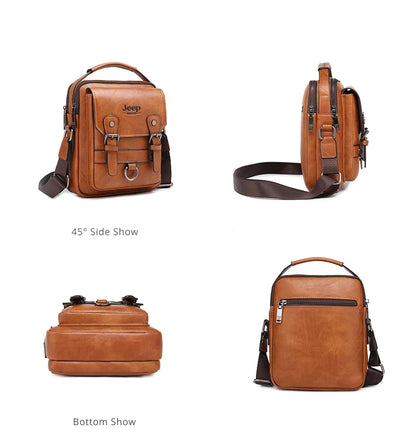 JEEP BULUO Multi-function Business Handbags Men New Man&