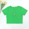 Wholesale 2026 Y2K Women Streetwear Custom OEM Logo Knitted  Crop Top Sexy Breathable Short Summer