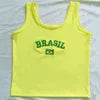Wholesale 2026 Y2K Women Streetwear Custom OEM Logo Knitted  Crop Top Sexy Breathable Short Summer