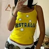 Wholesale 2026 Y2K Women Streetwear Custom OEM Logo Knitted  Crop Top Sexy Breathable Short Summer